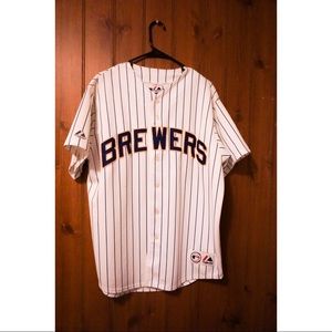 Brewers baseball jersey